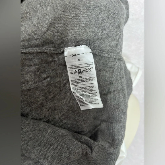 Old Navy Cardigan Sweater Knit Open Front Casual Comfy Gray M - Picture 2 of 5